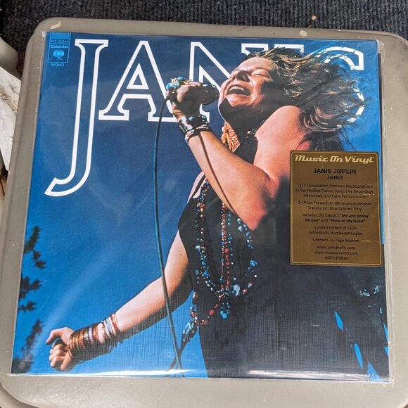 Janis Joplin Janis 2-LP ~ 180g Colored Vinyl ~ Numb/Ltd of 1,500 ~ Brand New! - Picture 2 of 2
